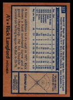 1978 Topps #327 Rick Langford DP Near Mint+ RC Rookie  ID: 519974