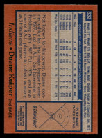 1978 Topps #332 Duane Kuiper Near Mint  ID: 519994