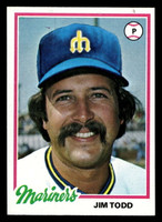 1978 Topps #333 Jim Todd Near Mint  ID: 519999