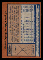 1978 Topps #336 Steve Busby Near Mint  ID: 520009