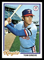 1978 Topps #337 Tom Grieve Near Mint+  ID: 520015