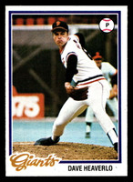 1978 Topps #338 Dave Heaverlo Near Mint  ID: 520017