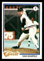 1978 Topps #338 Dave Heaverlo Near Mint+  ID: 520019