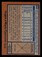 1978 Topps #339 Mario Guerrero Near Mint  ID: 520020