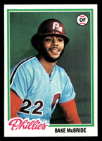 1978 Topps #340 Bake McBride Near Mint+  ID: 520025