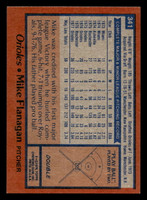 1978 Topps #341 Mike Flanagan Near Mint  ID: 520029