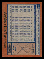 1978 Topps #345 Luis Tiant Near Mint  ID: 520044