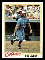 1978 Topps #348 Del Unser Near Mint  ID: 520058