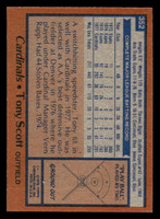1978 Topps #352 Tony Scott Near Mint+ RC Rookie  ID: 520074