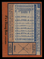 1978 Topps #353 Doug Bair Near Mint RC Rookie  ID: 520079