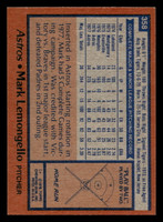 1978 Topps #358 Mark Lemongello Near Mint+  ID: 520100