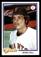 1978 Topps #359 Marc Hill Near Mint  ID: 520102