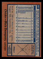 1978 Topps #367 Rick Dempsey Near Mint  ID: 520135