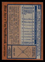 1978 Topps #369 Tim Nordbrook Ex-Mint 