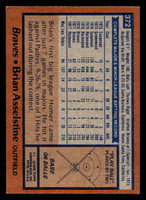 1978 Topps #372 Brian Asselstine Near Mint  ID: 520155