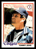 1978 Topps #375 Tommy John Near Mint  ID: 520167