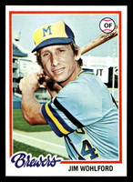 1978 Topps #376 Jim Wohlford Near Mint  ID: 520170