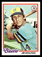 1978 Topps #376 Jim Wohlford Near Mint+ 