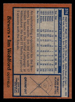 1978 Topps #376 Jim Wohlford Near Mint+ 