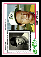 1978 Topps #378 Bobby Winkles MG Ex-Mint 