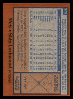 1978 Topps #379 Skip Lockwood Near Mint  ID: 520183