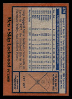 1978 Topps #379 Skip Lockwood Near Mint  ID: 520184