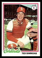 1978 Topps #380 Ted Simmons Ex-Mint  ID: 520185