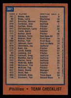 1978 Topps #381 Phillies Team Near Mint+ 