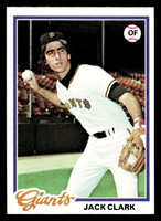 1978 Topps #384 Jack Clark Near Mint+  ID: 520205