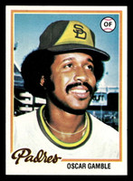 1978 Topps #390 Oscar Gamble Near Mint+  ID: 520226