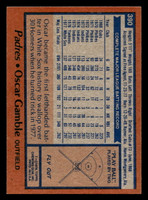 1978 Topps #390 Oscar Gamble Near Mint+  ID: 520226