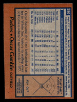 1978 Topps #390 Oscar Gamble Near Mint+  ID: 520227