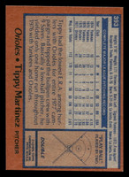 1978 Topps #393 Tippy Martinez Near Mint  ID: 520240