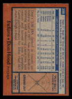 1978 Topps #398 Don Hood Very Good 