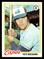1978 Topps #399 Pete Mackanin Near Mint  ID: 520262