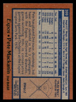 1978 Topps #399 Pete Mackanin Near Mint  ID: 520264
