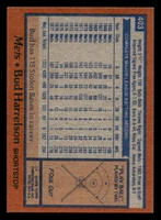 1978 Topps #403 Bud Harrelson Near Mint+  ID: 520281