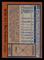 1978 Topps #409 Ron Schueler Near Mint  ID: 520305