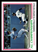 1978 Topps #411 A.L. Championships Near Mint  ID: 520311