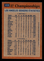 1978 Topps #412 N.L. Championships Near Mint  ID: 520316