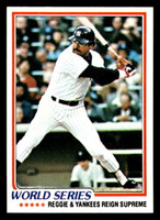 1978 Topps #413 Reggie Jackson World Series Very Good crease 
