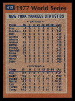 1978 Topps #413 Reggie Jackson World Series Ex-Mint  ID: 520320