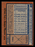 1978 Topps #421 Junior Moore Near Mint RC Rookie  ID: 520351