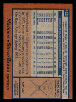 1978 Topps #422 Steve Braun Near Mint  ID: 520355