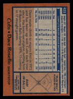 1978 Topps #423 Dave Rosello Very Good 