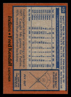 1978 Topps #426 Fred Kendall Near Mint  ID: 520376