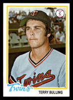 1978 Topps #432 Terry Bulling Near Mint RC Rookie  ID: 520398