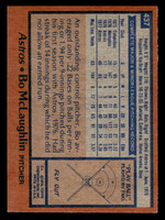1978 Topps #437 Bo McLaughlin Near Mint  ID: 520420