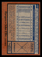 1978 Topps #438 John Ellis Ex-Mint  ID: 520424