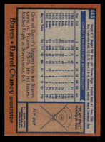 1978 Topps #443 Darrel Chaney Near Mint+  ID: 520443